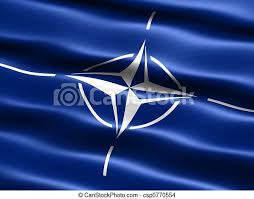 Zaev zei dat het land met de toetreding een historisch. Vlag Navo Zijdeachtig Nato With Noorden Organisatie Uiterlijk Genereren Illustratie Verdrag Vlag Computer Canstock