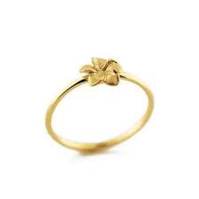 14k Gold Plumeria Ring Plumeria Ring Floral Ring Flower Etsy Fancy Rings Gold Rings Fashion Delicate Silver Rings