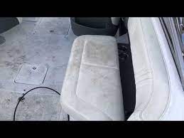 Boat Seats Mold And Mildew Removal Youtube Boat Upholstery Boat Seats Boat Cleaning