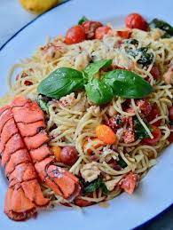 Summer Lobster Pasta With Heirloom Tomatoes And Basil Food Life Love