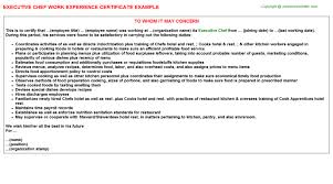 Best executive chef cover letter examples and writing tips. Executive Chef Career Templates Examples 2551