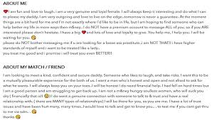 Sugar Baby Bio Examples Top 7 Sugar Baby Bio Ideas To Standout