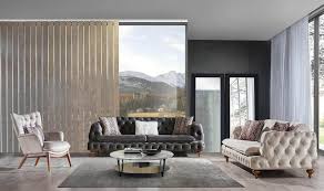 Lotus koltuk takımı gri antrasit. Antrasit Renk Koltuk Kombinleri Ile Salon Dekorasyonu