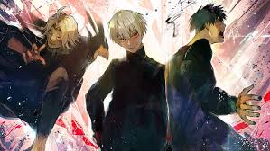 Tumblr is a place to express yourself, discover yourself, and bond over the stuff you love. Hd Wallpaper Anime Tokyo Ghoul Re Ken Kaneki Koutarou Amon Seidou Takizawa Wallpaper Flare