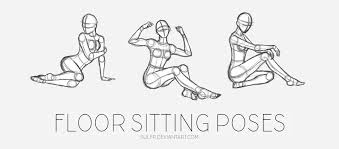 Speedsketch Floor Sitting Poses By Sulfr Sitting Poses Sitting Pose Reference Poses