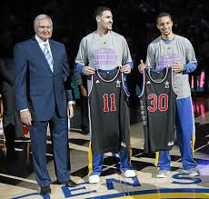 On the night of his return, golden state warriors star kevin durant exited game 5 of the nba finals against the toronto raptors with an achilles injury. Golden State Warriors Stephen Curry Klay Thompson Step Out Of Fathers Shadows Into Stardom Daily News