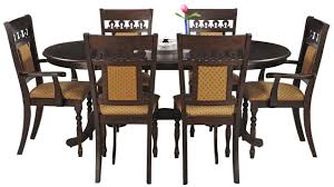Free delivery & warranty available. Royal Oak Angel Six Seater Dining Table Set Walnut Amazon In Home Kitchen Dining Table Setting 6 Seater Dining Table Farmhouse Dining Table Set