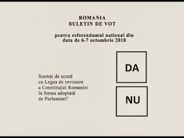 Până acum a fost scris un singur comentariu cu privire la articolul legea de revizuire a 20.09.2018 la 12:11. Update Referendum Pentru Familie 91 Au Votat Da Romania Libera