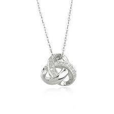 Stunning Jewelry From Around The World Diamond Knot Necklace Diamond Knot White Gold Necklaces