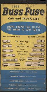 Bussman Fuse Chart Car Audio Systems