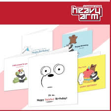 New we bare bears blankets. We Bare Bears Grizzly Panda Ice Greeting Cards Part 5 Wbb Greeting Cards Wbb Merchandise Official Genuine Shopee Malaysia