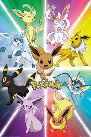 Pokemon Eevee Evolution Affiche Dessin Pokemon Evoli Pokemon Evoli