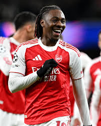 Eberechi Eze Strikes For arsenal ❤️⚽️ First Champions League goal for Eberechi  Eze: an absolute beauty against Bayer Leverkusen 🚀🔥🏆