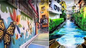 Bukit bintang is kuala lumpur's happening and glamorous neighborhood. Bukit Bintang S Back Alley Murals In Kl Make It Haji Lane On Steroids