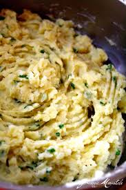 Olive Oil Garlic Chives And Romano Cheese Mashed Potatoes Ingredients 2 Lbs Or 3 Large Potatoes Scrubbed Peeled And Diced Lar Recipes Food Cooking Recipes