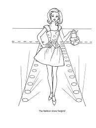 40 barbie coloring pages for kids colorir barbie barbie desenho. Fashion Model Walking On Catwalk Coloring Page Coloring Sky Barbie Coloring Pages Coloring Pages Barbie Coloring