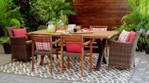 Teak warehouse offers a robust portfolio of fully assembled outdoor dining sets, with more combinations of dining furniture featured than any other single manufacturer in the usa. Canvas Tribeca Teak Patio Table Canadian Tire