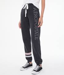 Aeropostale Stripe Classic Cinch Sweatpants