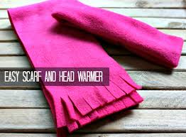 Fleece, or polar fleece, is a synthetic fabric meant to mimic the warmth of wool. Easy Diy No Sew Scarf Practical Stewardship