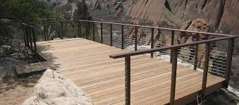 Cable railing incorporates a range in style of handrail, and railing material. Cablerail