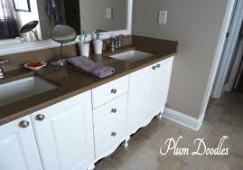 The quintessential bath vanity sets the tone of the room and embodies the spirit of your design scheme or décor. Make A Bathroom Vanity Look Like A Custom Piece Of Furniture Sawdust Girl
