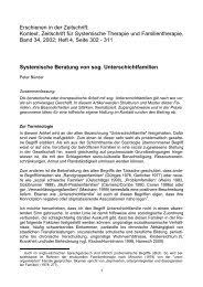 Systemische beratung für pädagogische fachkräfte, andere soziale berufsgruppen und familien mit dem schwerpunkt, zu. Was Glauben Sie Wie G