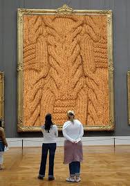 Check spelling or type a new query. Knitting Art Is Always An Art Knit Art Extreme Knitting Yarn Bombing
