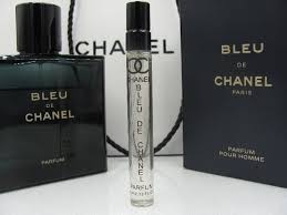 Bleu De Chanel Eau De Parfum Pour Homme Spray New Bleu De Chanel Parfum The Listing Is For The 10ml Bleu De Chanel Parfum Sample Atomizer Travel Spray Shown In The Photos N Travel Spray Chanel Fragrance