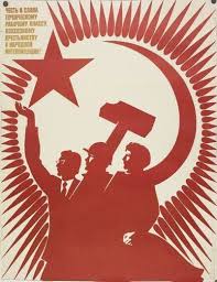 Honour And Glory To The Heroic Working Class Collective Farmers And The People S Intelligentsia Soviet Poster Franzosisches Poster Kunst Poster Retro Poster