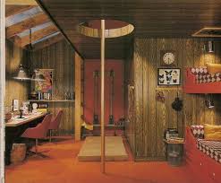 Late 70s Early 80s Wood Paneled Rooms We Had The Exact Same Wood Paneling And I Hated It Despite My Love Retro Interior Design Fake Wood House Design Photos