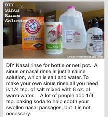Diy Saline Nasal Rinse Nasal Wash Recipe Nasal Rinse Recipe Sinus Rinse Recipe