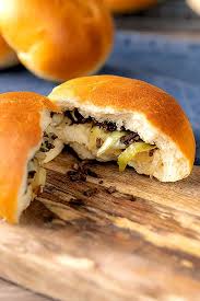 Choose savory or sweet, then step back as your guests dive in to snag a piece. Bierocks German Stuffed Rolls Curious Cuisiniere