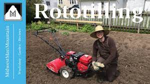 Any weeds remaining in the tilled lawn will sprout and create a green fuzz on top of the soil. How To Rototill For Hours Youtube