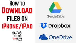 Führen sie dateien und cloudinhalte mit den vom team bevorzugten tools zusammen. How To Download Files On Iphone Ipad Google Drive Dropbox Onedrive Youtube