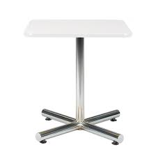 Chairs measure 14 d x 12.5 w x 20 h each. 24 Square Cafe Table With Chrome Base Bar Cafe Collections Rentals For Events