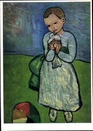 © olga picasso / picassolive. Kunstler Ansichtskarte Postkarte Picasso Pablo Kind Akpool De