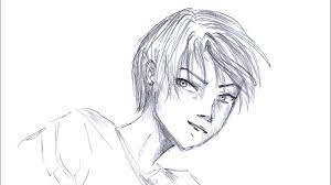 Pentru oricare dintre aceste desene in creion, incepi de la un cerc pe care il imparti in doua. How To Draw Anime Boy In Pencil Desen In Creion Baiat Anime Youtube