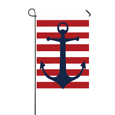 Artisan image appears on both sides. Gckg Red Anchor Garden Flag Red Anchor Home Outdoor Garden Flag House Banner 28x40 Inch Walmart Canada