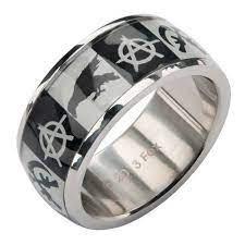 Sons Of Anarchy Logo Ring Entertainment Earth Sons Of Anarchy Rings Jewelry