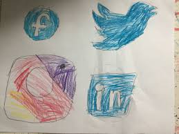 Instagram Facebook Twitter Linkedin Easy Drawing Logo In 2020 Easy Drawings Drawings Watercolor Tattoo