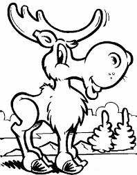 Is your child crazy about coloring? Funny Moose Coloring Page Download Print Online Coloring Pages For Free Color Nimbus
