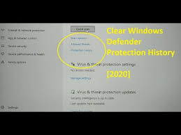 Windows defender then confirms that you've turned it off. How To Clear Windows Defender Threat Protection History Youtube