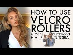 Velcro Rollers How To Use Velcro Rollers A 90 S Supermodel Hair Tutorial Youtube Velcro Rollers Supermodel Hair How To Use Velcro Rollers