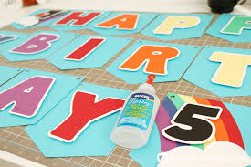 Download Rainbow Happy Birthday Banner Spot Of Tea Designs