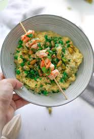 Kokos Hirsotto Mit Garnelen Jetzt Auch In Der Foodly App Rezept Rezepte Garnelen Zubereiten Ausgefallene Rezepte Mittagessen