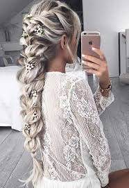 34 Trendy Wedding Hairstyles For Long Hair With Flowers Rapunzel Long Hair Styles Hair Styles Balayage Long Hair