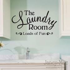 Cute Laundry Room Wall Decal Quote Sticker Adhesive Loads Of Fun Wording Vinyl Wall Art Sticker Room De Laundry Room Wall Art Laundry Room Laundry Wall Art