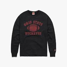 Ohio State Buckeyes Football Crewneck Retro Osu Buckeyes Sweatshirt Homage