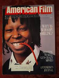 Rare AMERICAN FILM Magazine December 1985 Whoopi Goldberg Michelangelo  Antonioni