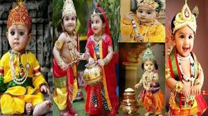 Cute Baby Radha Krishna Janmashthmi Costume Dress Getup Ideas Jewellery Ideas Youtube
